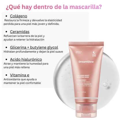 Mascarilla Nocturna de Colágeno